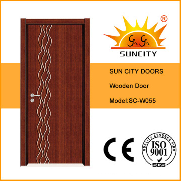 Low Price Interior Veneer Painting Wooden Room Doors (SC-W055)